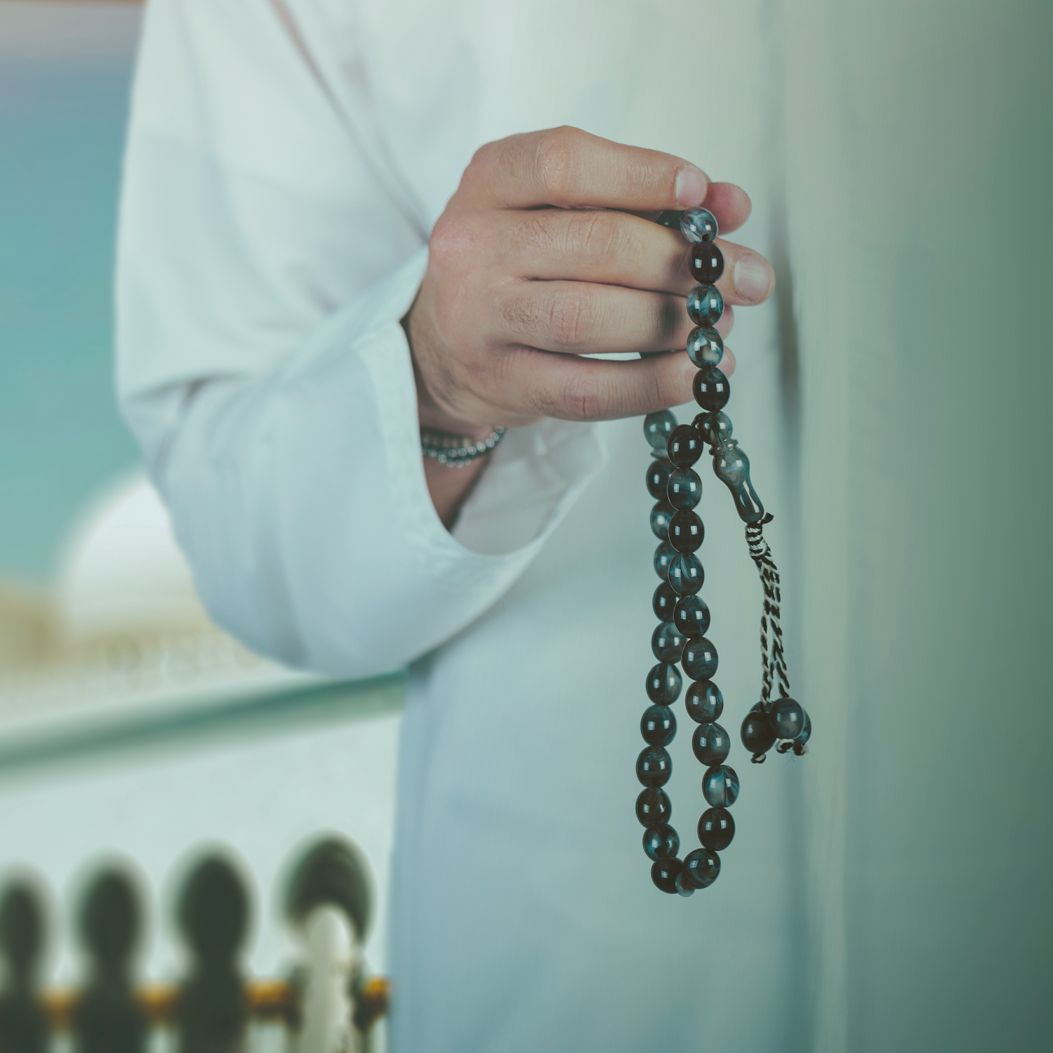 Natural Stone Prayer Beads