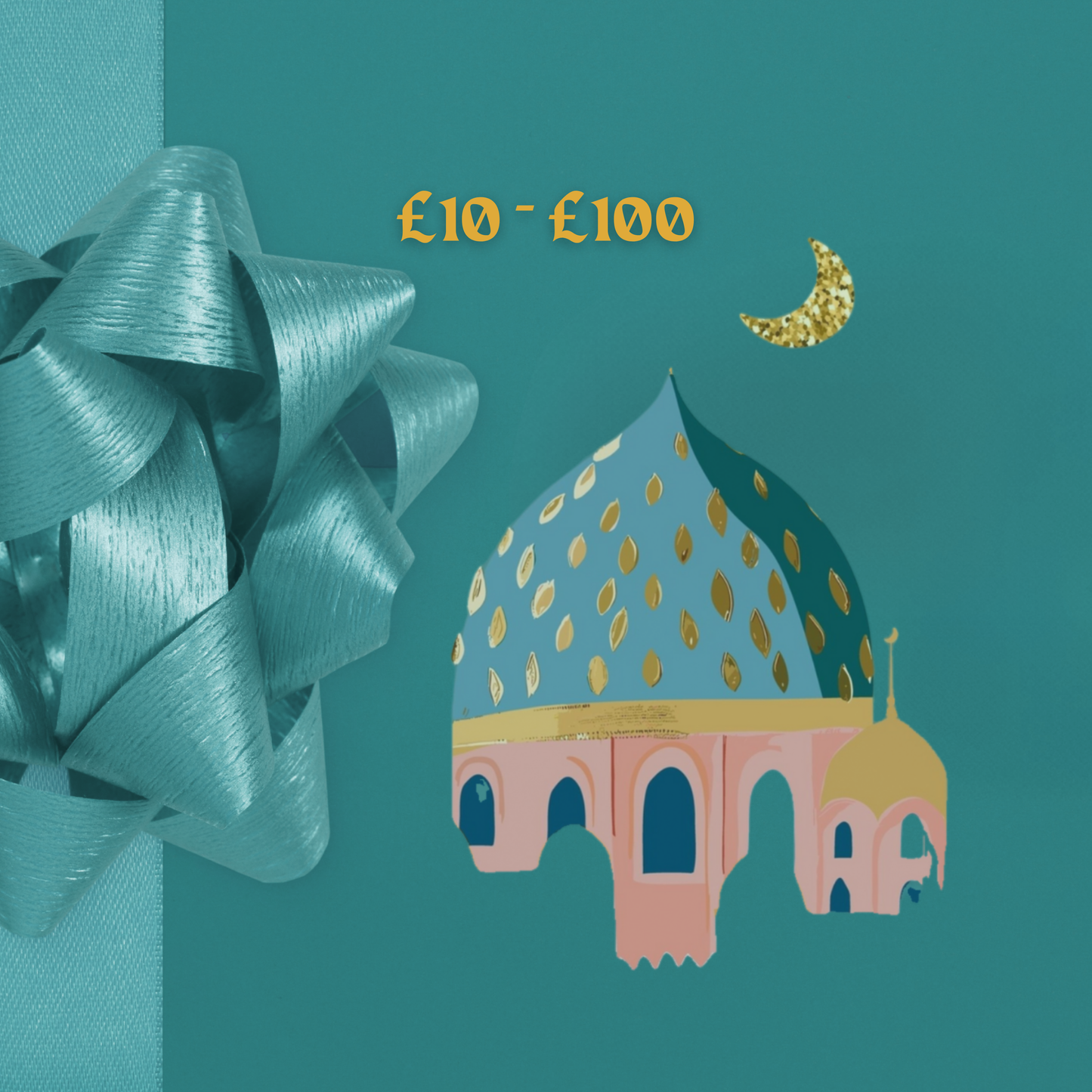 Ramadan Kareem gift cards - full range of gift cards from £10 to £100

