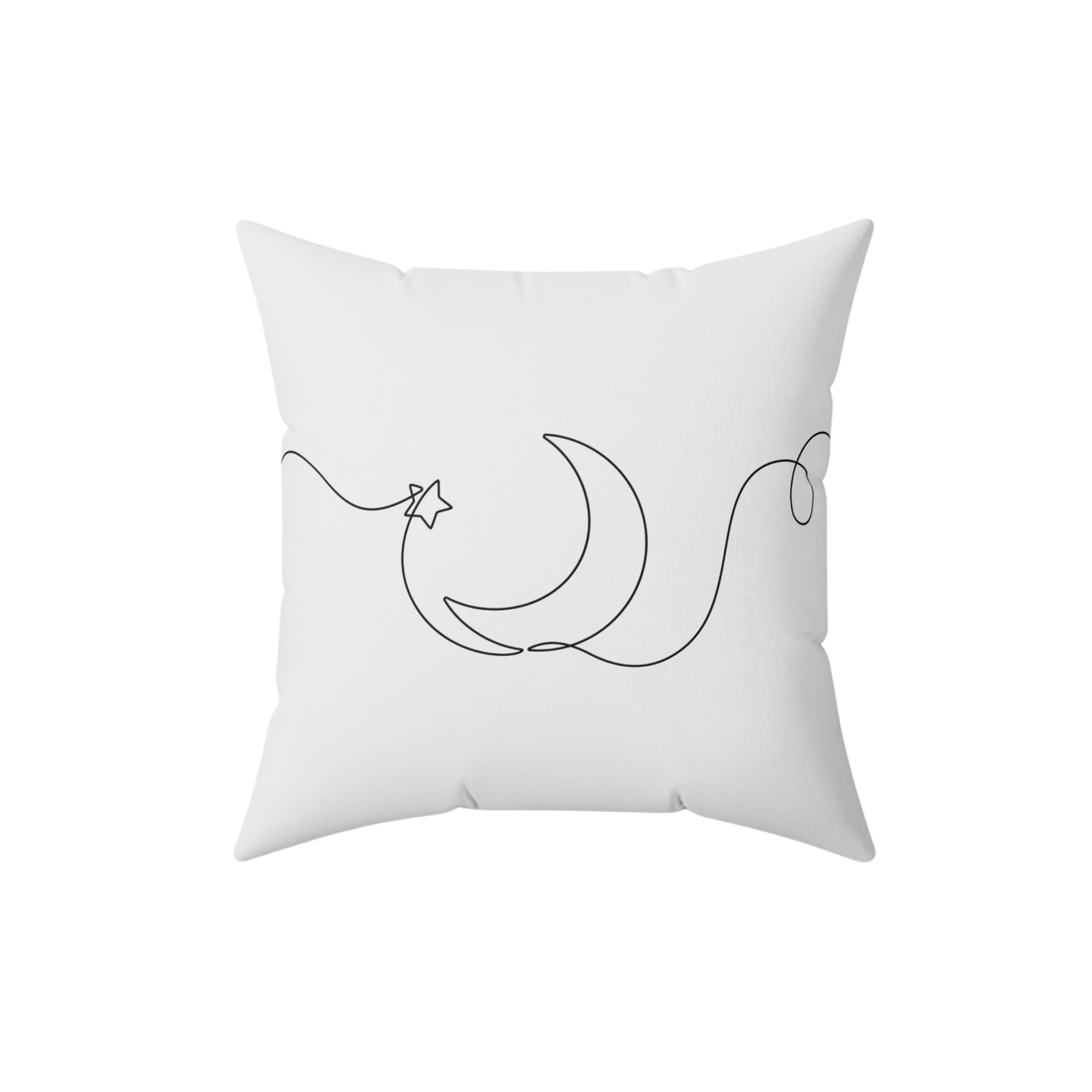 Lunar Blessings 16x16 inch decorative pillow with moon motif