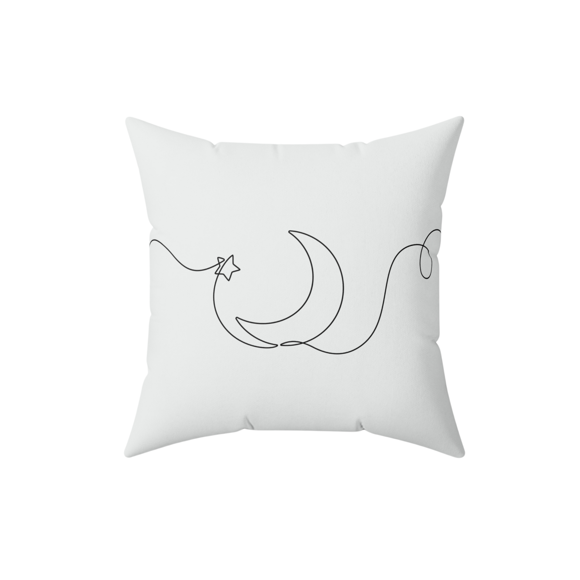 Lunar Blessings 16x16 inch decorative pillow with moon motif
