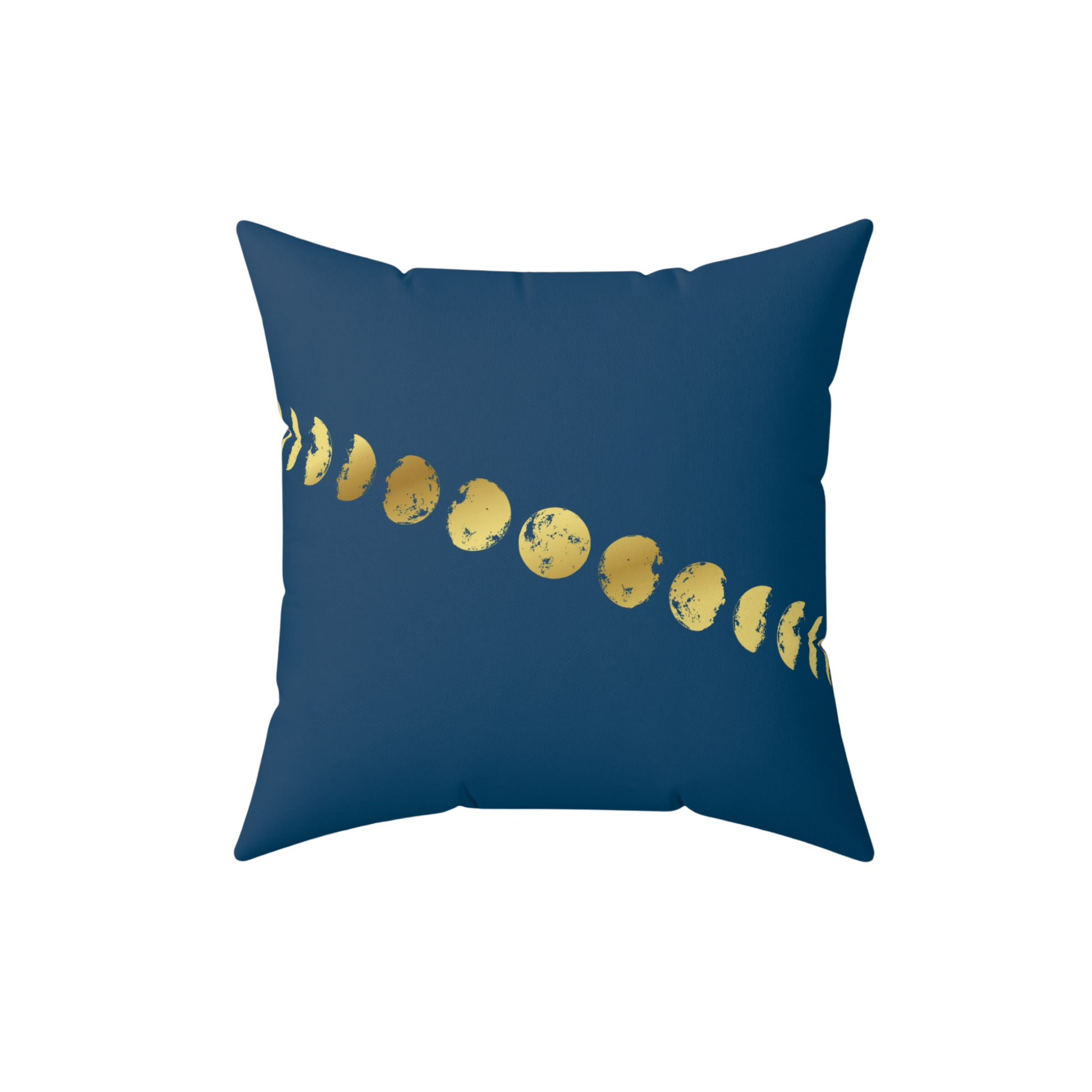 16x16 inch Moon Phases Decorative Pillow – ideal for layering on sofas or beds