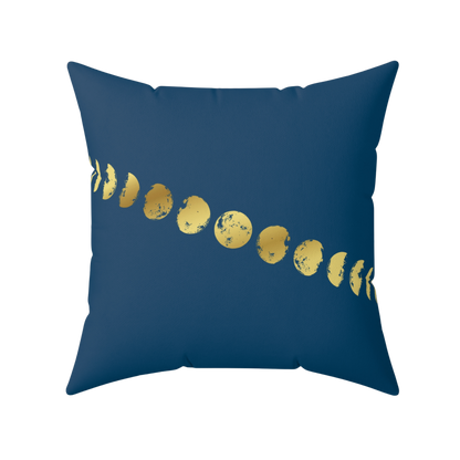 20x20 inch Moon Phases Decorative Pillow – oversized option for maximum comfort