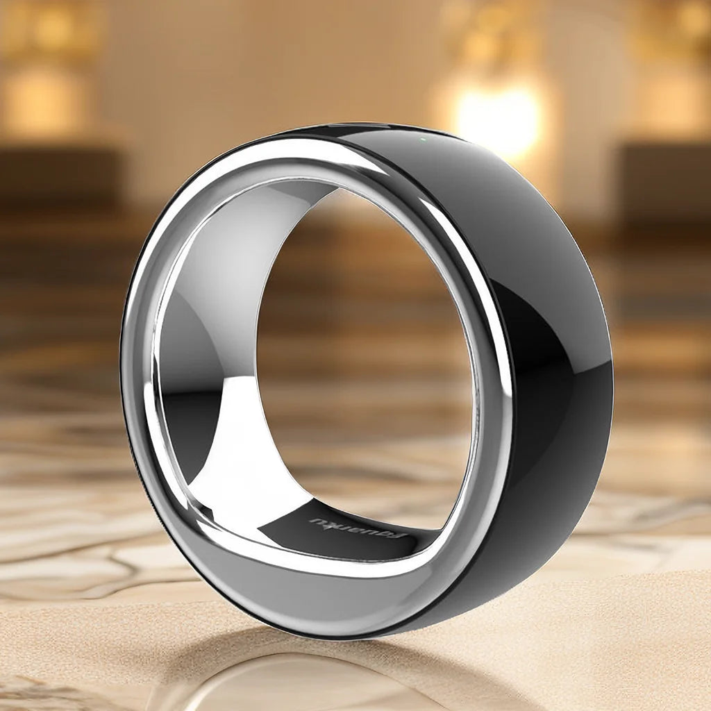 Smart Tasbih Counter Stainless Steel Ring featuring an ergonomic and stylish ring shape.