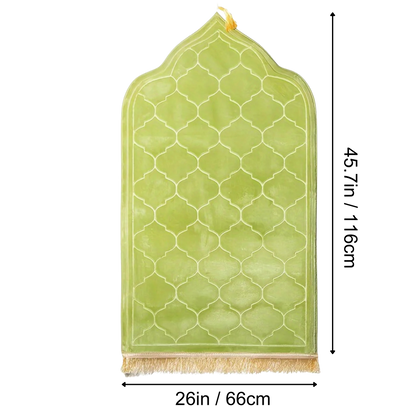 Size dimensions of the travel prayer rug