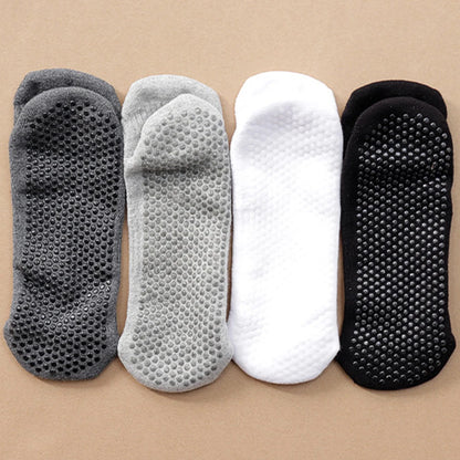 Bottom view of Unisex Tawaf Socks showing anti-slip soles in all colors